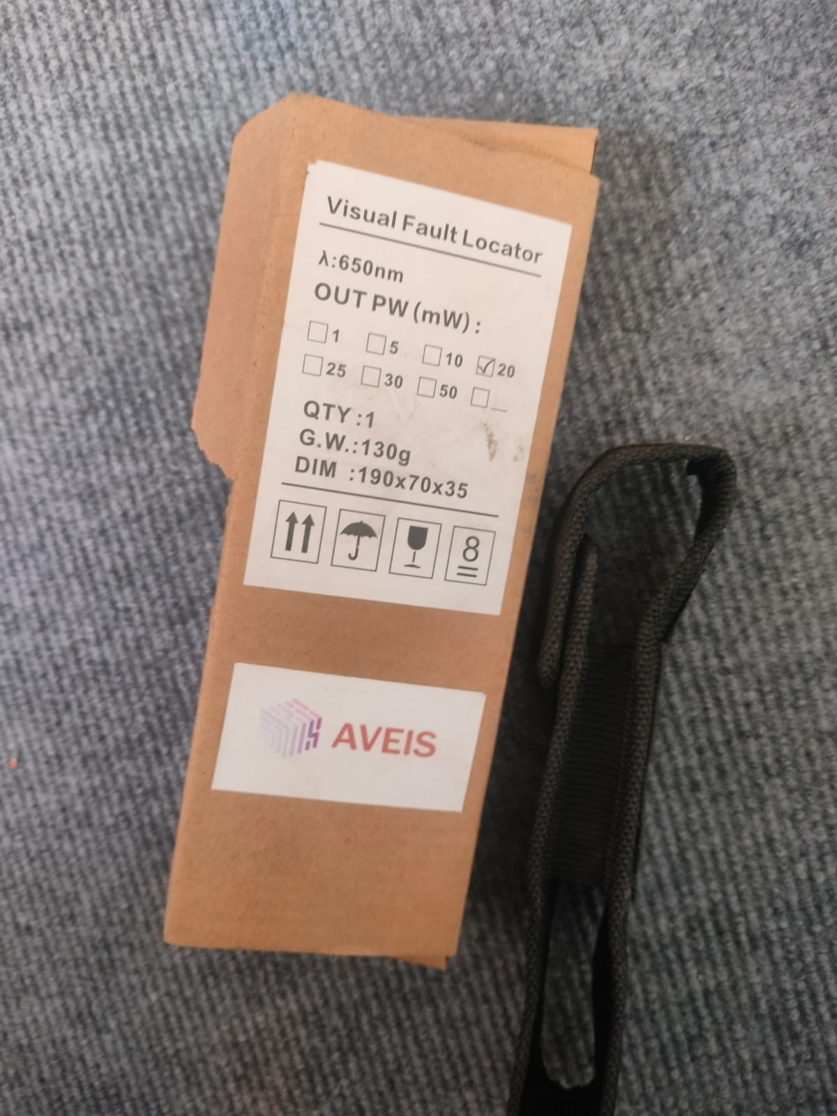 Aveis Visual Fault Locator 20mW for Optical Fibers